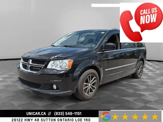 2017 Dodge Grand Caravan Crew Plus No Accidents Apple CarPlay Ba