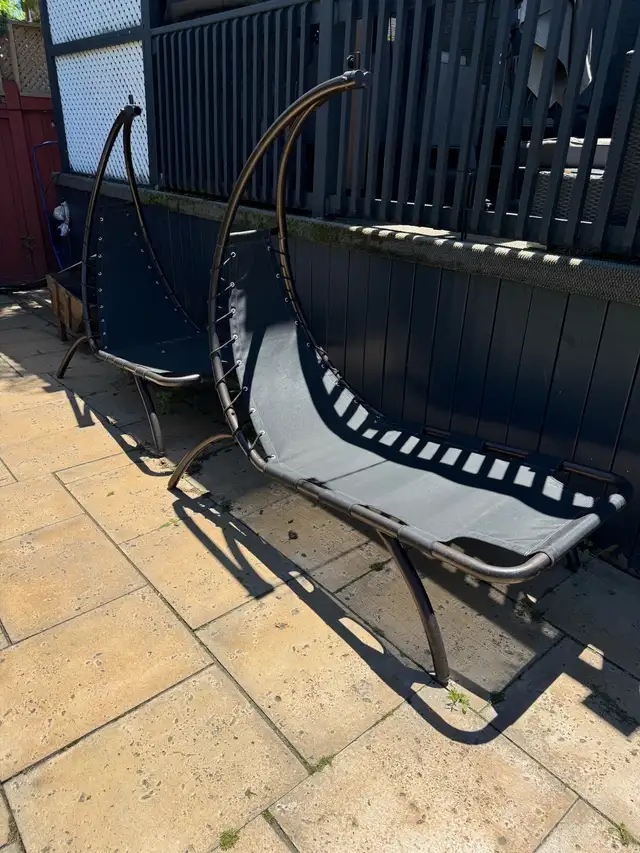 Crescent Moon Outdoor Lounge Chairs