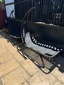 Crescent Moon Outdoor Lounge Chairs