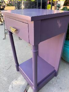 "Perfect Plum" 1-Drawer Accent Table - Photo 3