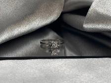 18KT White Gold 0.37CT. Diamond Engagement Ring $1245