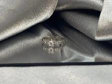 18KT White Gold 0.37CT. Diamond Engagement Ring $1245 - Photo 9