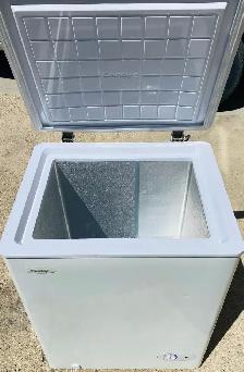 TWO small CHEST FREEZERS