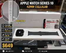 ⌚ Apple Watch Series 10 – 42mm Cellular (Slate Titanium)