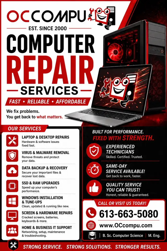 Same Day Fast Computer Repair Laptop Computer Accessories