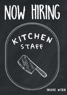 Full-Time Kitchen Lead