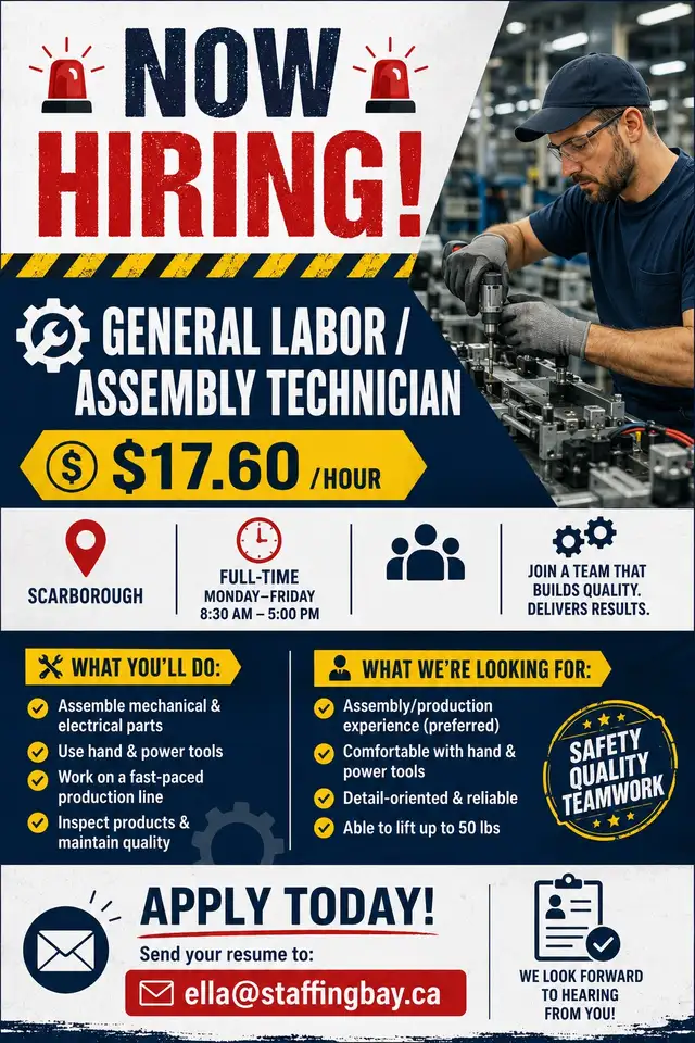 Assembly Technician - General Labour