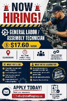 Assembly Technician - General Labour