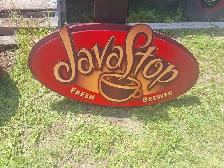 Old Java Stop store sign for sale