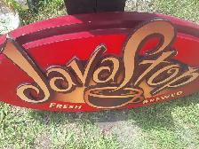 Old Java Stop store sign for sale - Photo 2