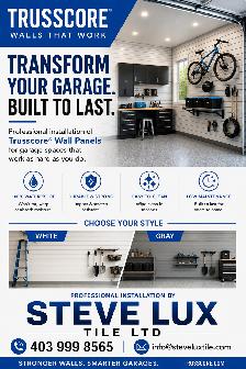 Slat and Flat walls installs Trusscore Garages - Photo 2