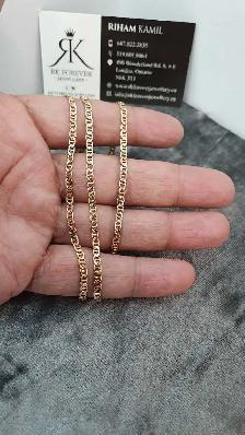 10k yellow gold chain # 418_12 - Photo 5
