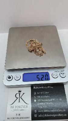 10k yellow gold chain # 418_12 - Photo 6