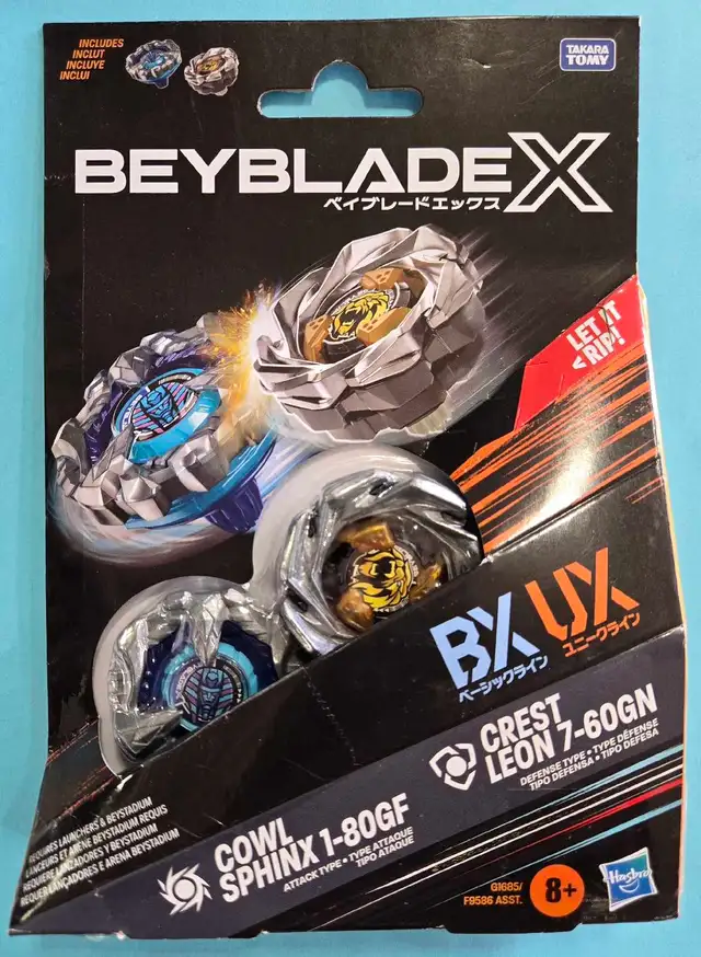 NEW BEYBLADEX COWL & CREST PACK