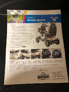 ECLIPSE INTERCEPTOR Mobility Scooter. Like new. - Photo 6