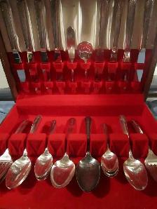 #1-4   ALLURE silverware set for 8 - Photo 2
