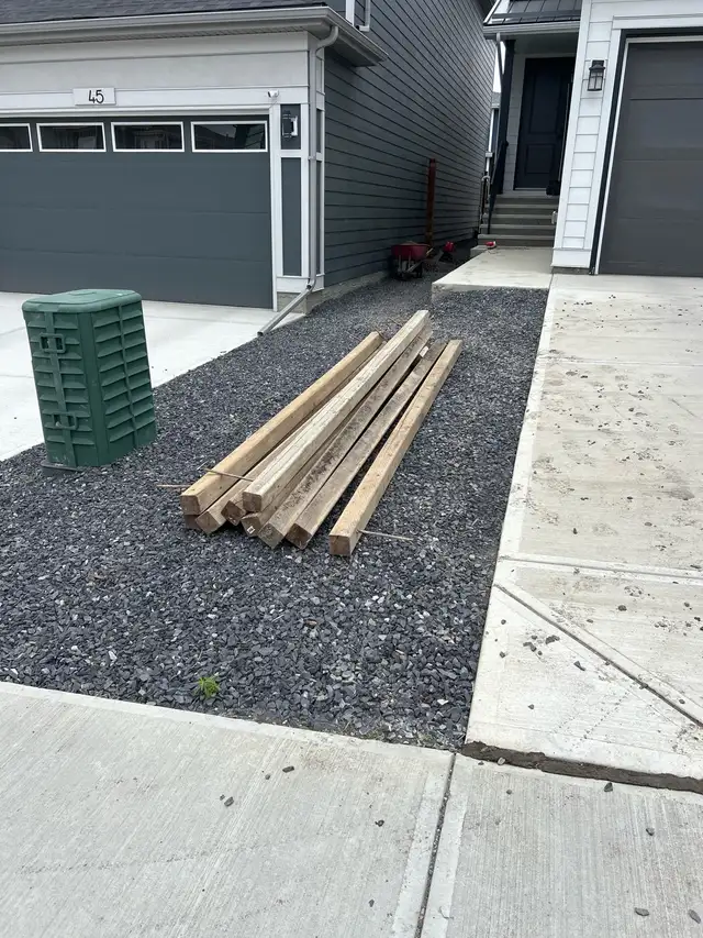 4 x 4 x 10 treated wood