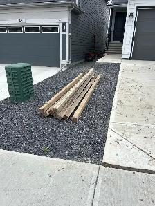 4 x 4 x 10 treated wood