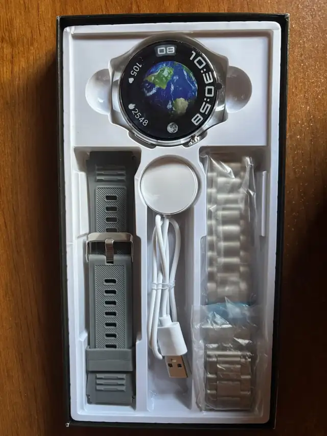 MONTRE INTELLIGENTE ÉCRAN 1,6 POUCES, NEUVE!