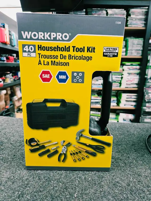 Workpro Household Tool Kit 40-Piece