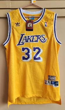 NBA LA Lakers - Magic Johnson Autographed Basketball Jersey - Photo 2