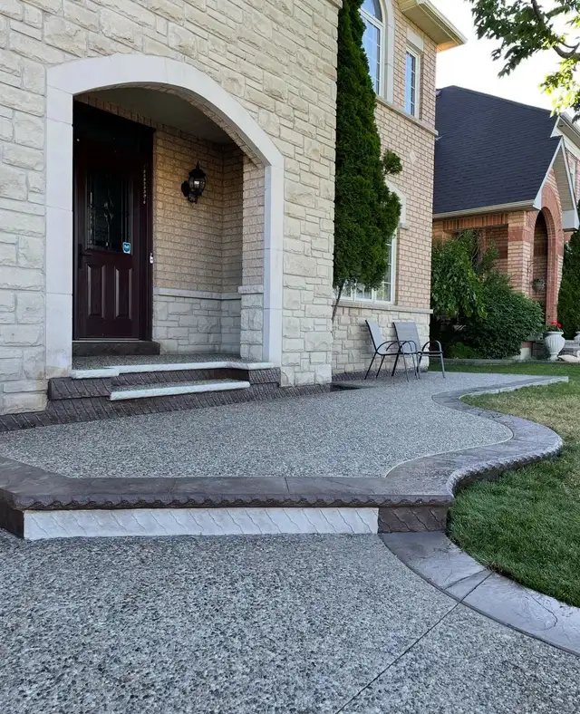 Front Entrance & Walkway Interlocking – Labour   Materials Inclu