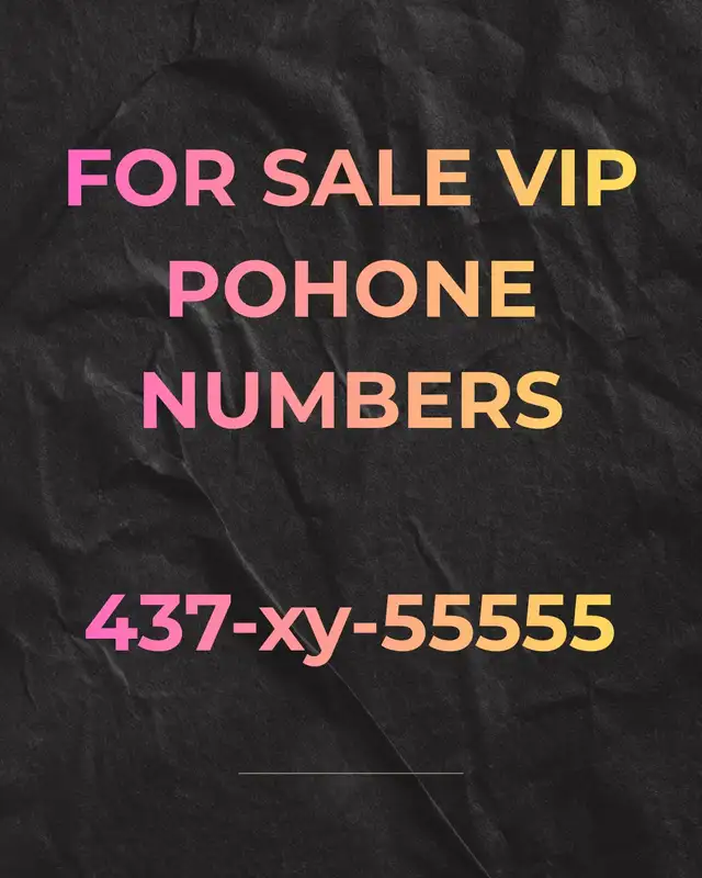Be unforgettable with a 416 VIP memorable number