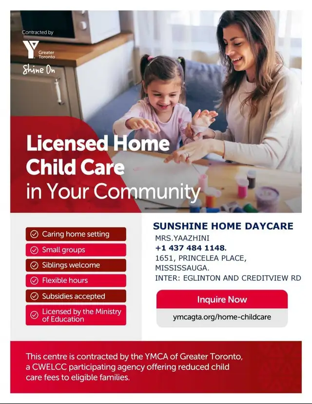 Sunshine Home Daycare  - YMCA