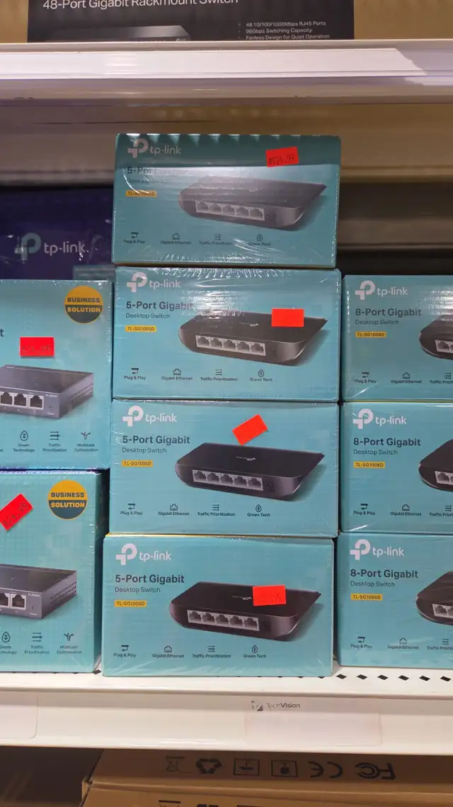 TL -LINK 5 PORT GIGABIT SWITCH MODEL TL-SG1005D