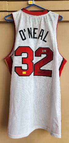 NBA Miami Heat - Shaquille O'Neil Autographed Basketball Jersey