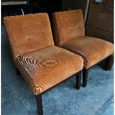 2 accent chairs $50.00 each