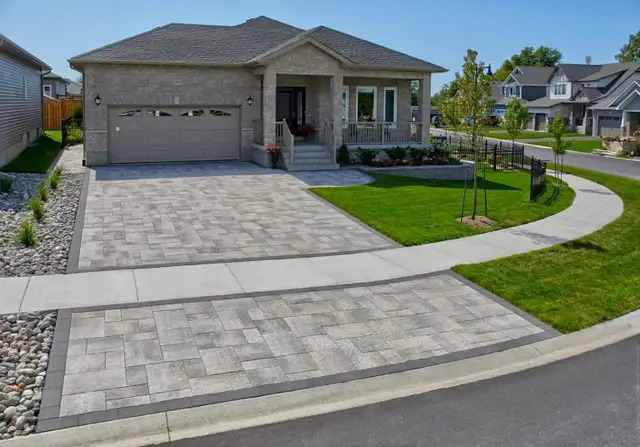Interlocking Driveways, Walkways & Backyard Patios From $12/Sq F