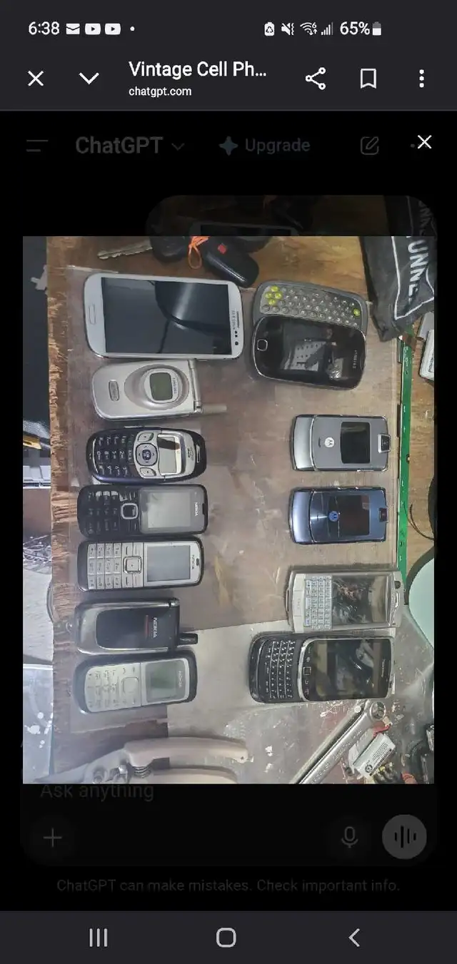 vintage cell phones