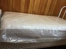 Two Serta Twin mattresses and box springs/foundations for sale - Photo 4