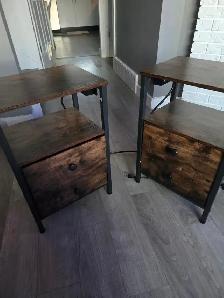 Matching Bedside Tables w/ Electrical Connections   USB - Photo 4