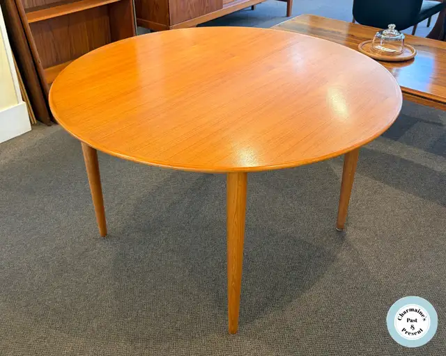 MCM Danish Teak Dining Table Skovmand & Andersen at Charmaines