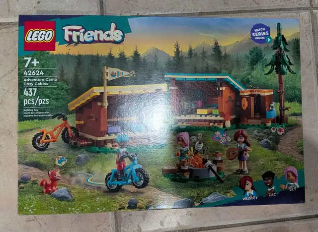 Lego Friends 42624 Adventure Camp Cozy Cabins 437PCS