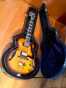 Ibanez AF155-AYS Artstar SemiAcoustic Guitar, CASE, Excellent! - Photo 9