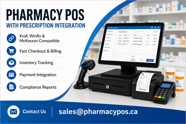 POS System for Pharmacies with Presription integration and OTC's