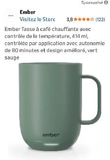 tasse chauffante amber 14 oz - Photo 4