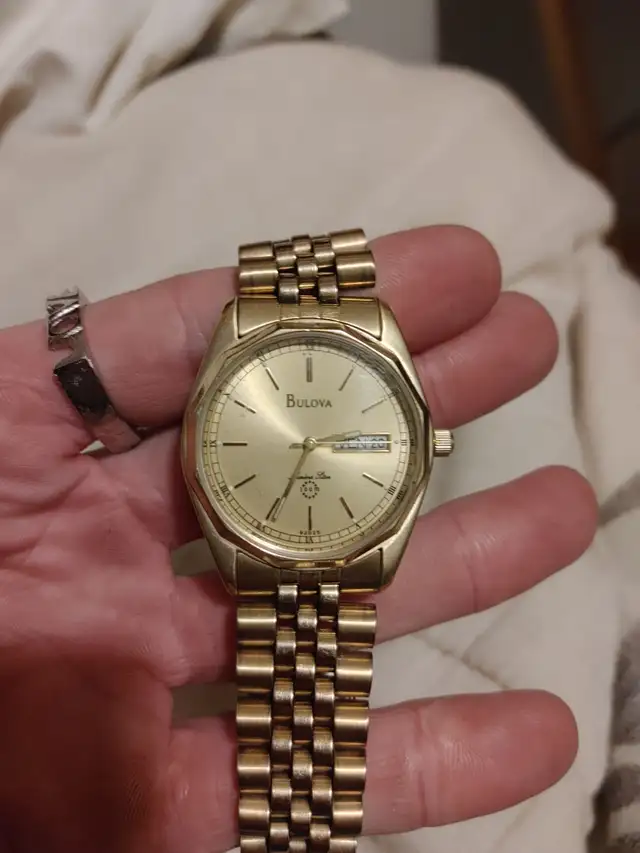 Like New  BULOVA Gold plated Watch