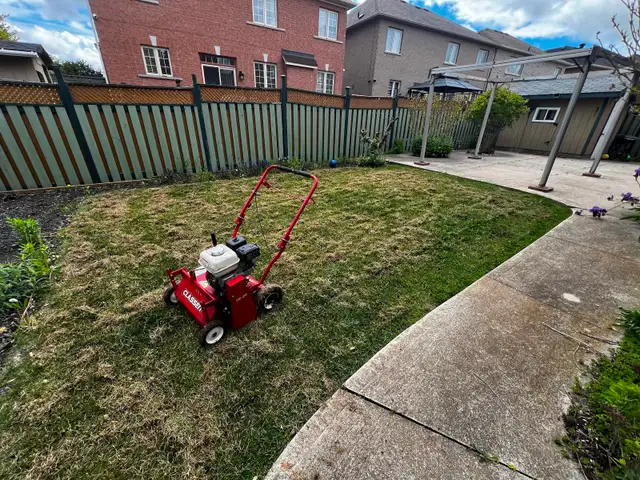 Lawn Aerating, Dethatching, Fertilzer, Overseeding, Top Dressing