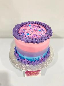 Candy cake , buttercream cake with candies in the middle - Photo 5