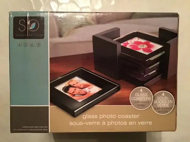 Article de cuisine. Sous-verre à Photos design Sarah Peyton.