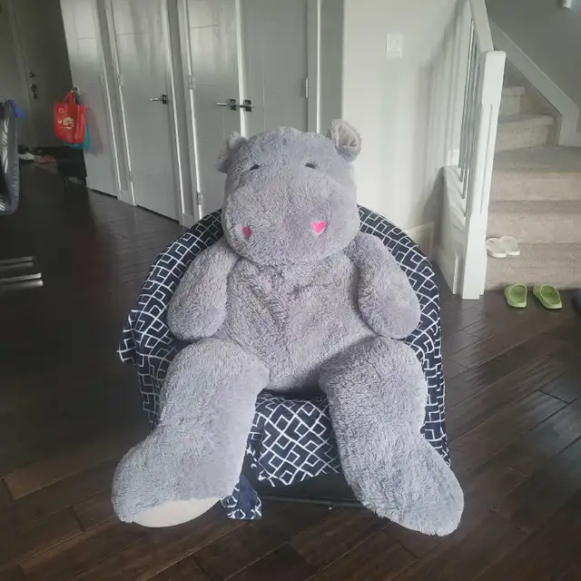Giant Hippo Plush Toy