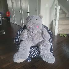 Giant Hippo Plush Toy