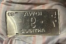 Iowa 1969 license plate - Photo 2