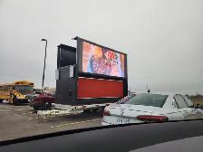 Mobile LED Sign Trailer