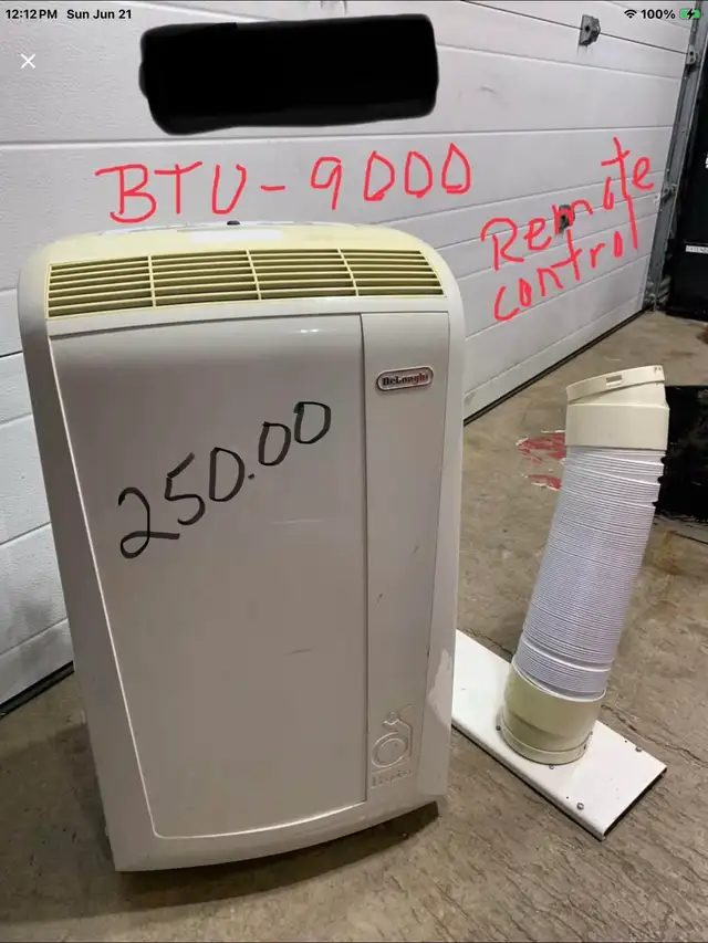 two portable air conditioners/ 250.00 each
