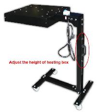 16"x16" Screen Printing Movable Flash Dryer 110V 1600W 006288 - Photo 4